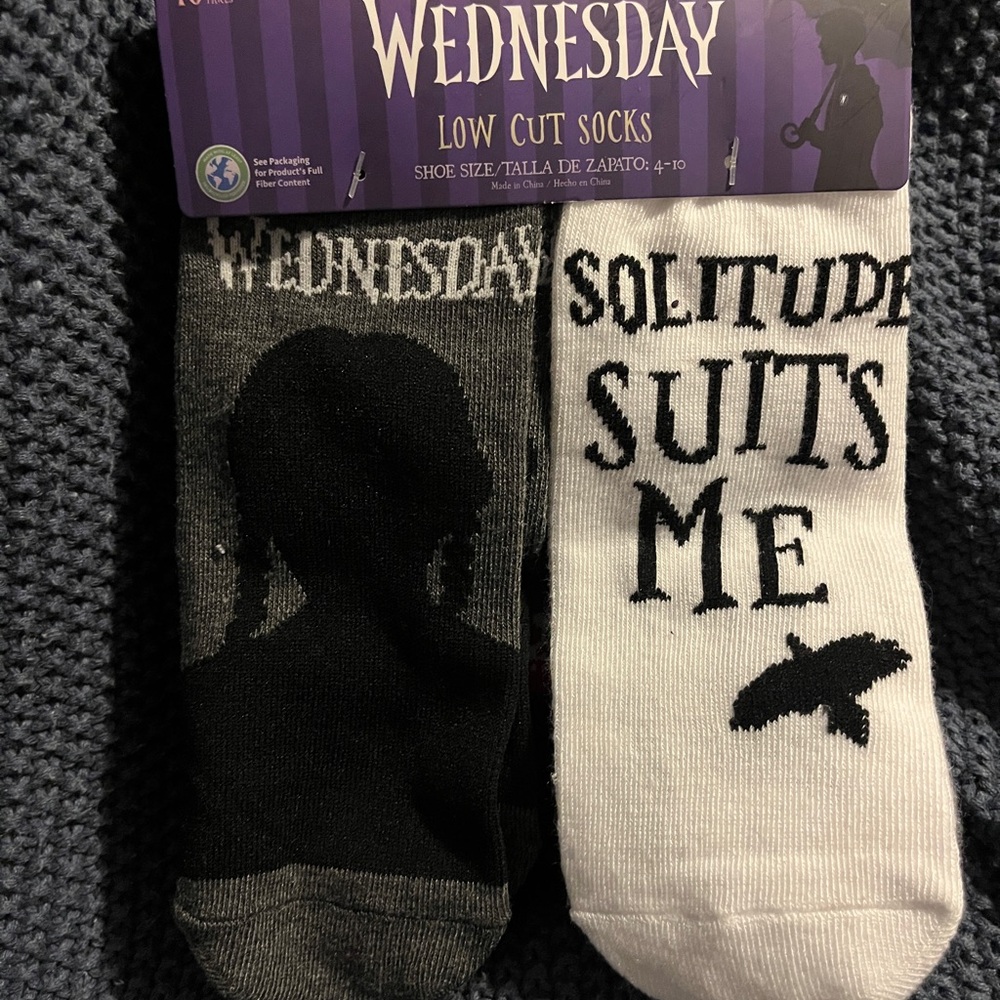 Wednesday Women’s Low Cut Socks - 10 pack